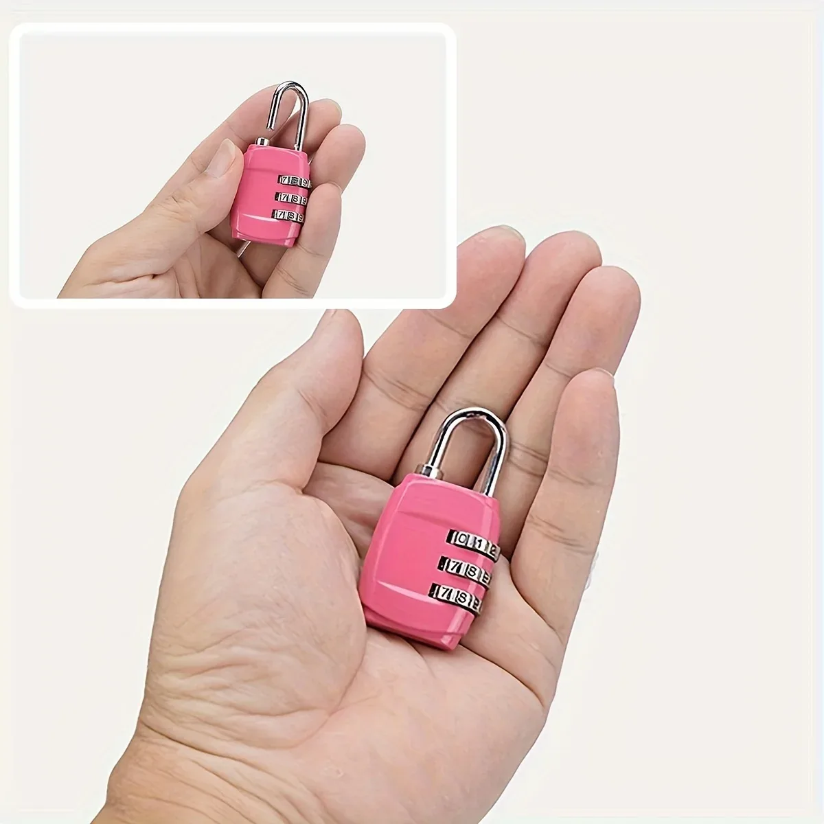 mini cadenas à combinaison à 3 chiffres en alliage de zinc, disponible en plusieurs couleurs, serrure à code de sécurité pour bagages, valises, sacs à dos, tiroirs et armoires