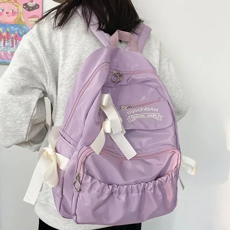 2025 mode sac à dos toile femmes sac à dos antivol sacs à bandoulière nouveau sac d'école pour adolescente filles école sac à dos femme