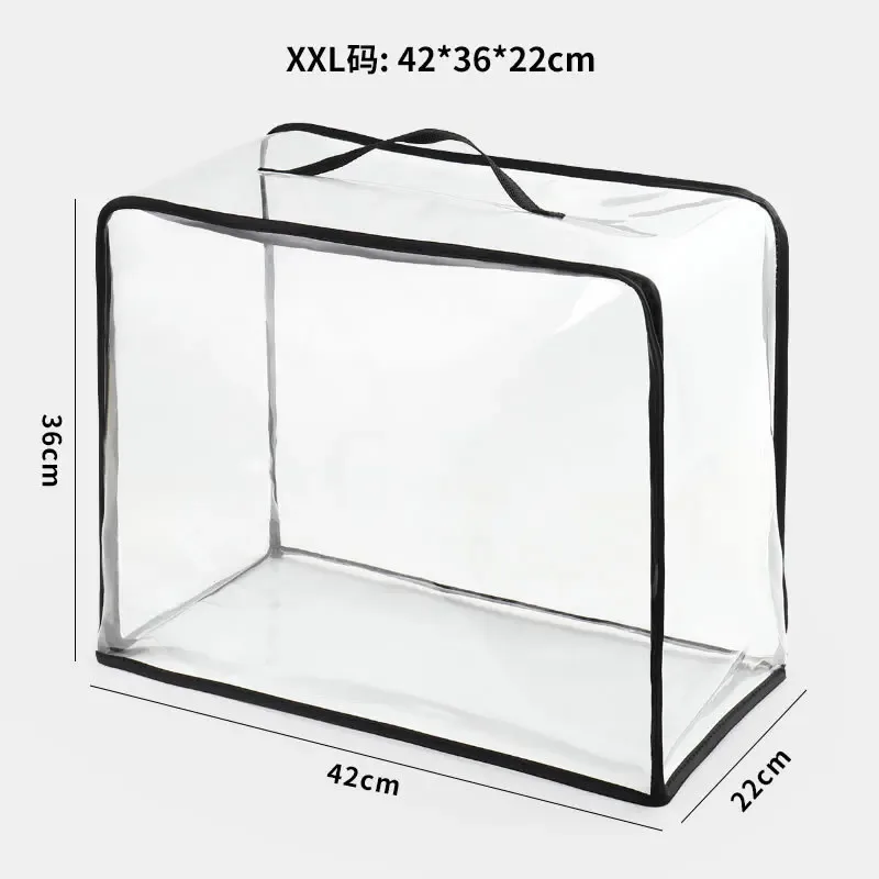 housse de protection anti-poussière pour sacs à main, sac de rangement cubique transparent, tissu non tissé moderne et minimaliste pour le rangement de la chambre