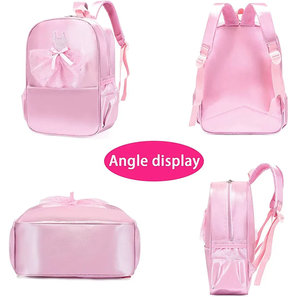 sac à dos de danse de ballet personnalisé avec nom, sac de ballerine pour petites filles, sac de danse personnalisé pour tout-petits, sac de rangement de gymnastique