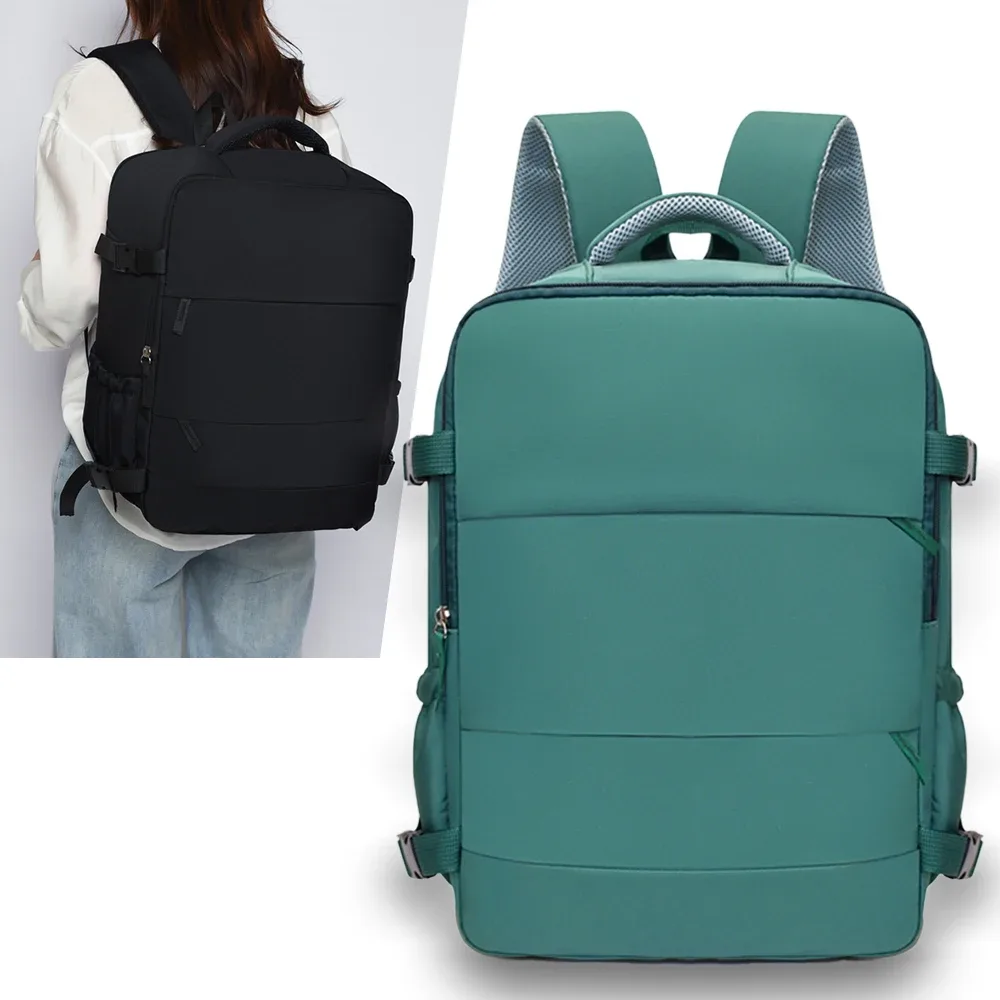 sac à dos de voyage polyvalent, 180 ° sac de voyage extensible, sac à compartiment pour ordinateur portable pour les voyages d'affaires et de loisirs