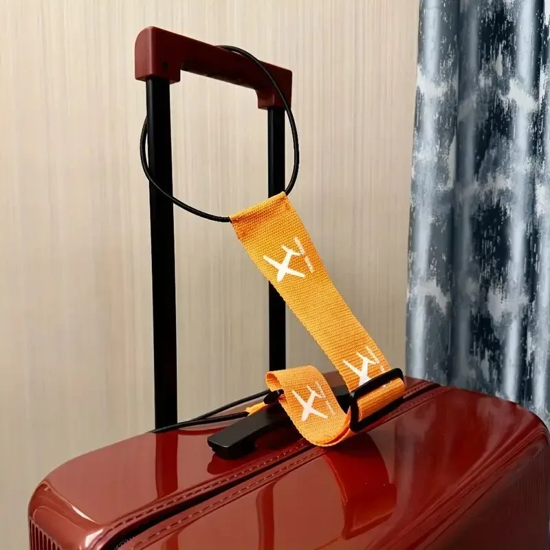 sangle fixe de bagage en nylon imprimé d'avion, sangle de bagage élastique réglable, ceintures de bagages, valise de sécurité de voyage, sangles de transport