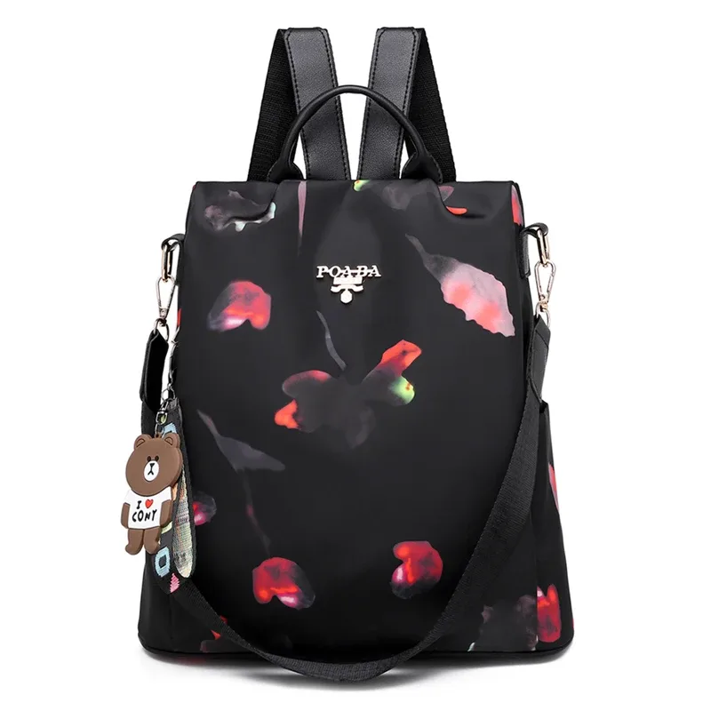 mode anti-vol femmes sac à dos tissu durable oxford sac d'école joli style filles école sac à dos femme voyage sac à dos