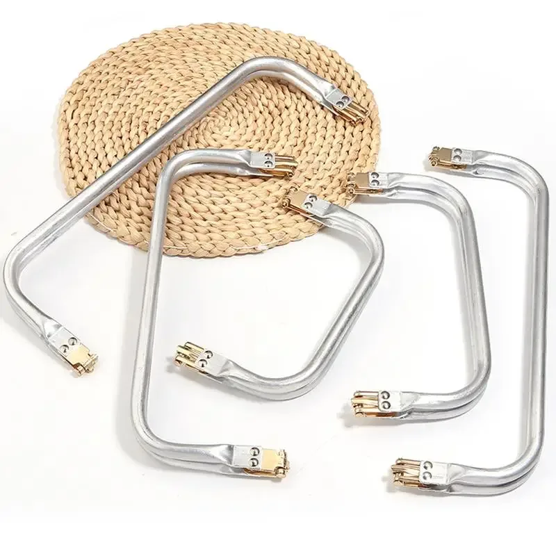 cadre de sac à main en métal diy avec poignée et fermoir pour la couture, l'artisanat et les accessoires de tailleur - pièces de rechange pour sacs à main et sacs