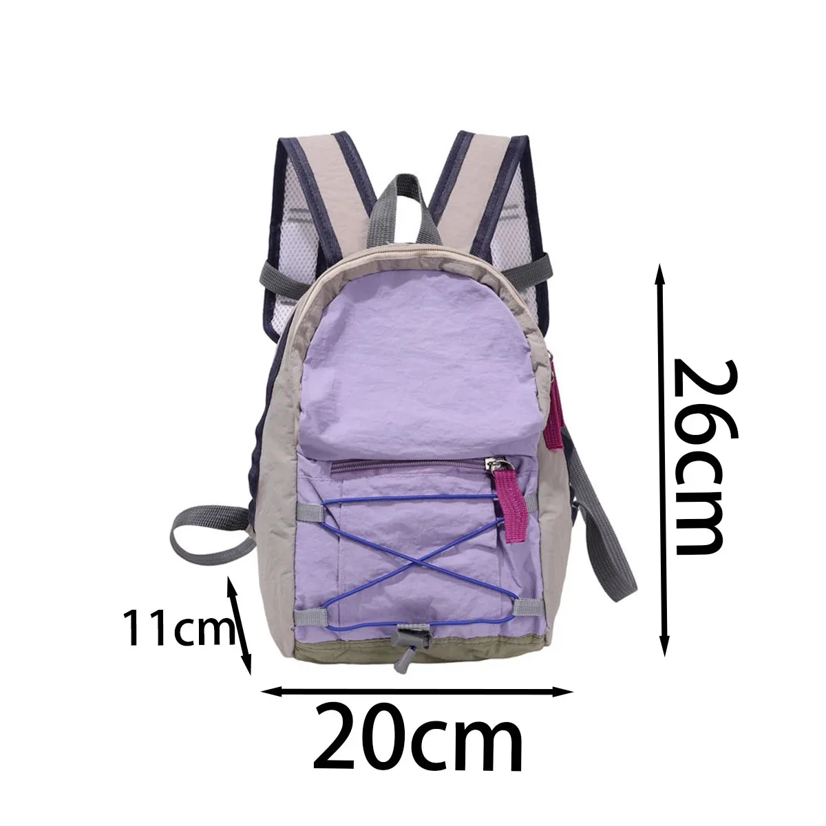 sac à dos décontracté à cordon de serrage, unisexe, léger, pour voyage, sport de plein air, style japonais, mini sac à dos tendance