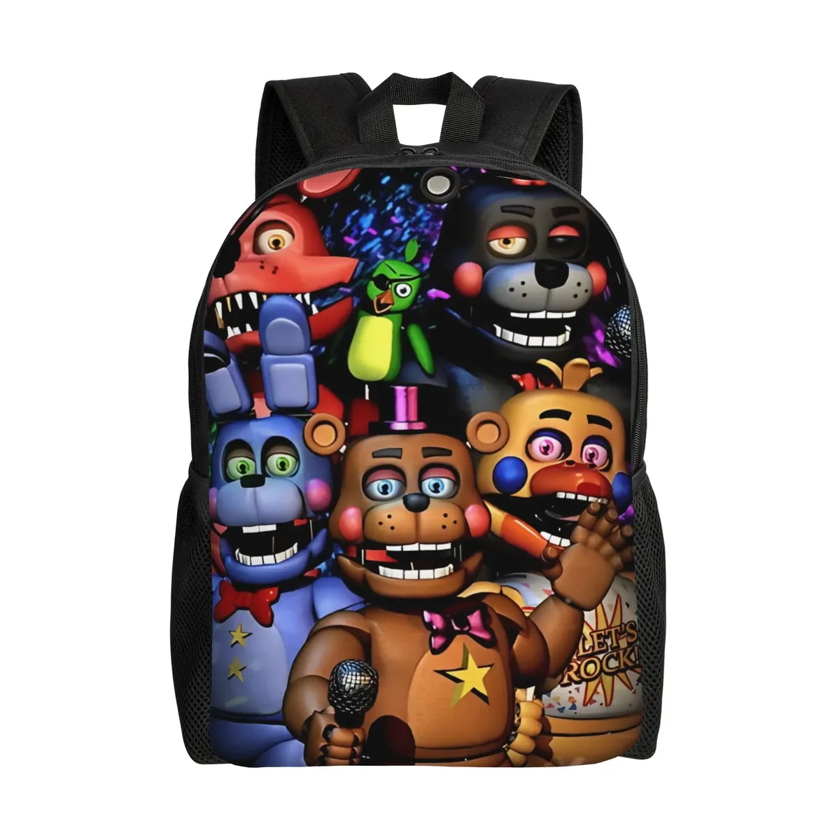 sac à dos foxy fnaf it's me cool, cadeau pour le lycée, la randonnée, les voyages, sac à dos de jeu freddy pour hommes et femmes, sacs en toile pour l'université