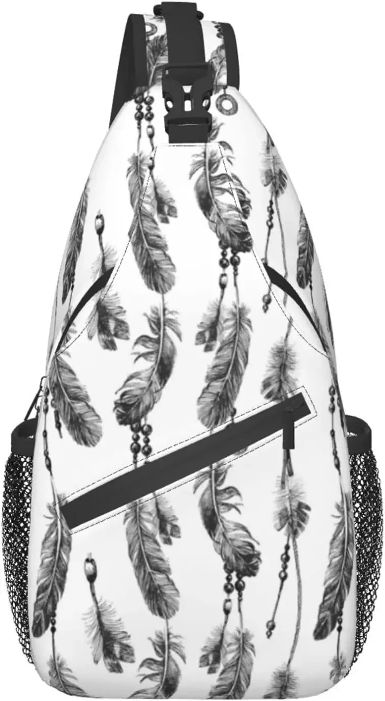sac à dos indien à bandoulière, sac à dos à bandoulière décontracté, sac à dos de poitrine pour hommes et femmes, sport, randonnée, salle de sport