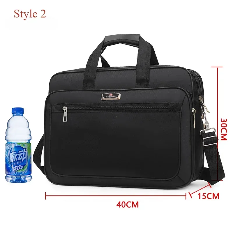 porte-documents de grande capacité, sacs de rangement d'informations pour documents d'affaires, protection pour ordinateur portable de voyage de week-end, organiser les accessoires de sac à main