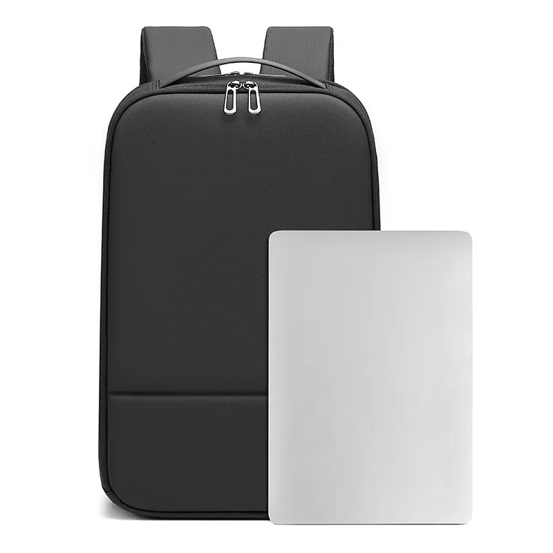 Sac à dos extensible pour homme, imperméable, fin, pour ordinateur portable, sac à dos minimaliste pour homme, fermeture éclair YKK avec port USB