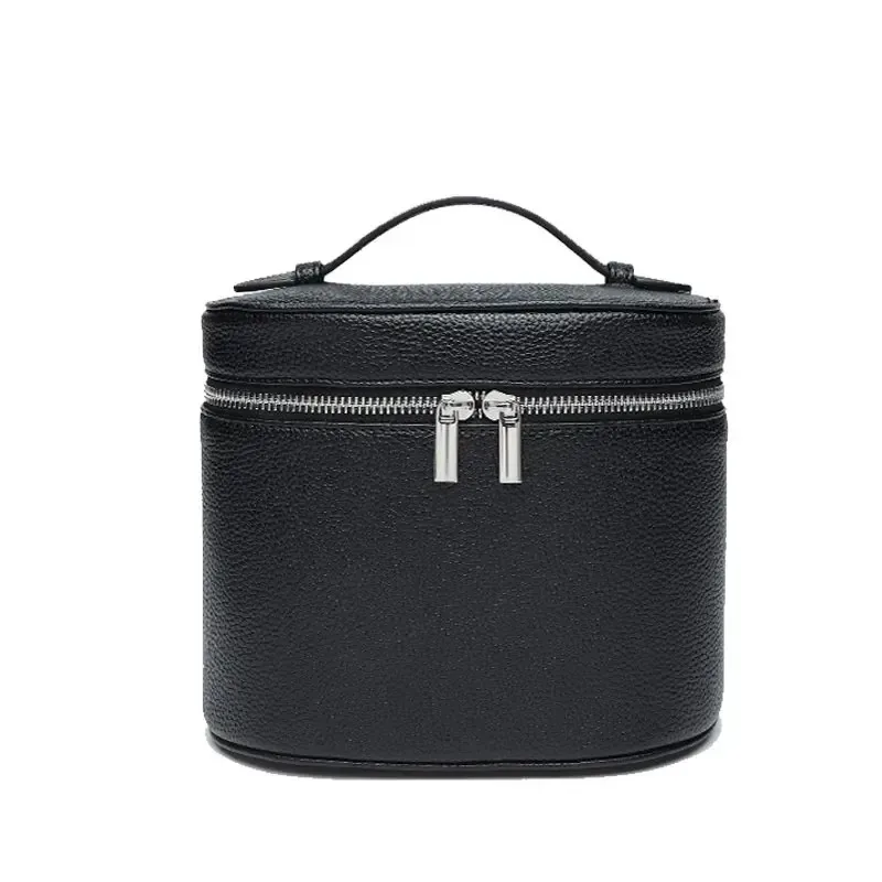 trousse de toilette de voyage personnalisée avec nom, sac de rangement portable en cuir pu avec compartiment de lavage séparé, idéal pour elle