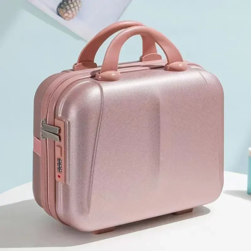 mini valise rigide étanche et résistante aux chocs de 14 pouces, avec mot de passe, pour ranger vos cosmétique