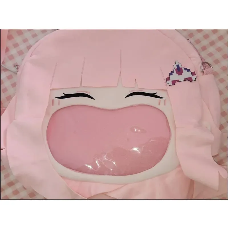 anime danganronpa: trigger happy havoc nanami chiaki series sac à dos ita sac à dos kawaii pour filles avec poche transparente