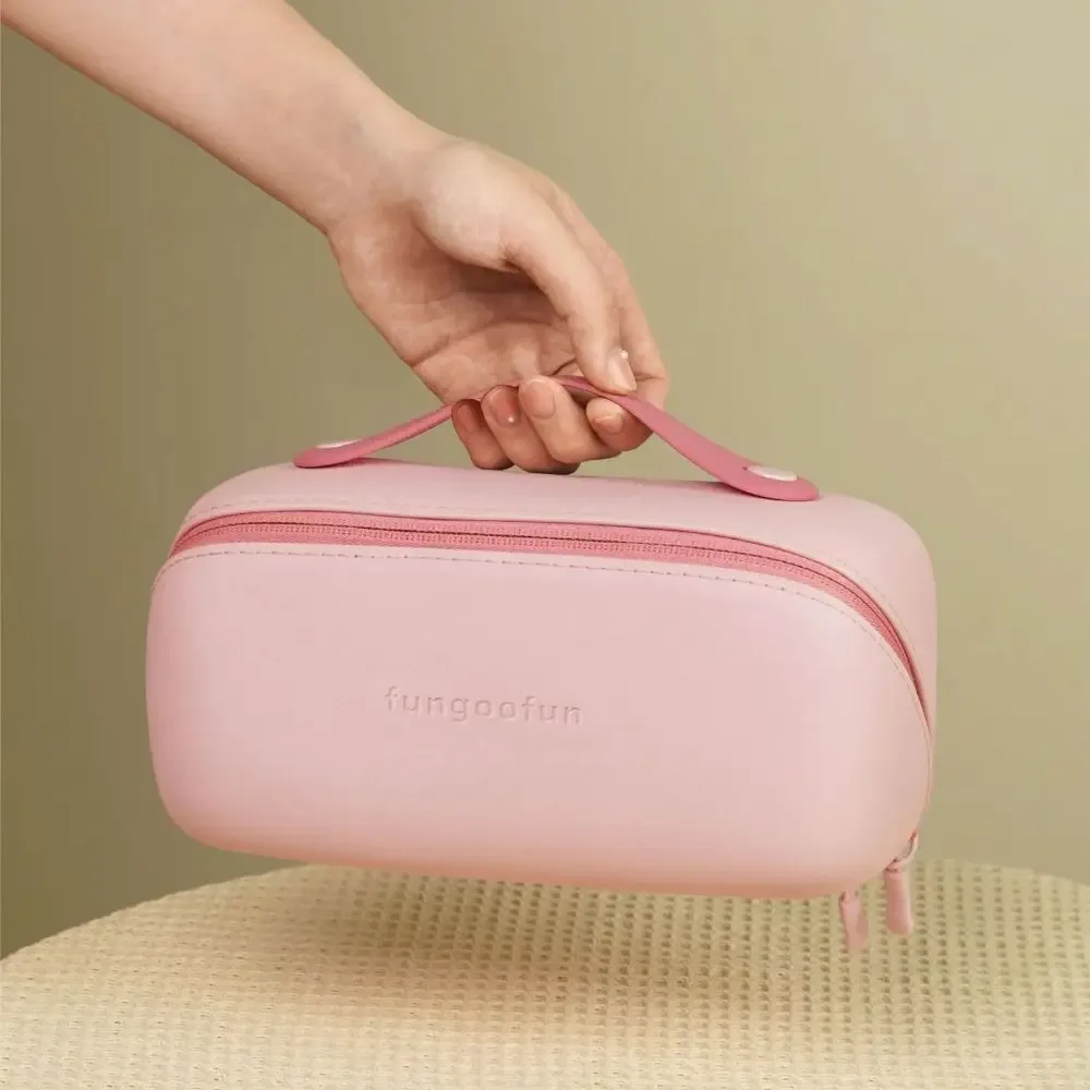 sac de toilette portable de grande capacité, imperméable, design luxueux, sac à cosmétiques en eva pour femmes