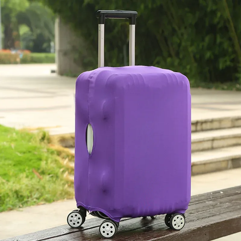 housse de bagage unisexe, tige de traction de voyage, anti-poussière, boîte en tissu épais à haute élasticité, housses de protection, étui de supports de valise et de coffre