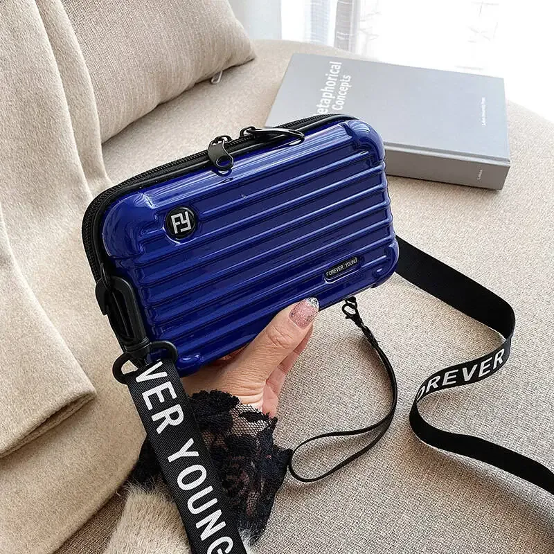 nouvelle mini valise, trousse de maquillage portable pour femme, trousse de maquillage grande capacité, trousse de maquillage imperméable à bandoulière pour extérieur