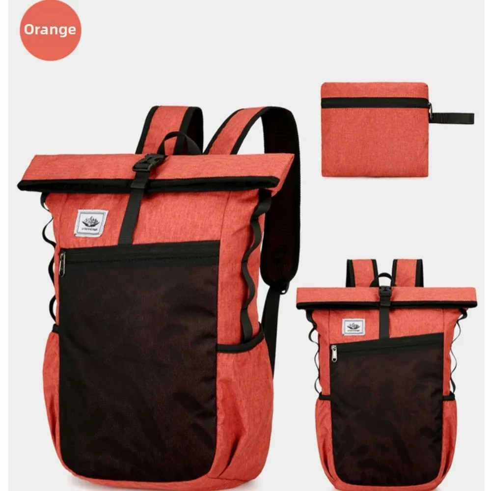 sac à dos pliable de grande capacité, imperméable, léger, sac de loisirs et de fitness, design pliable, sac de voyage sportif durable
