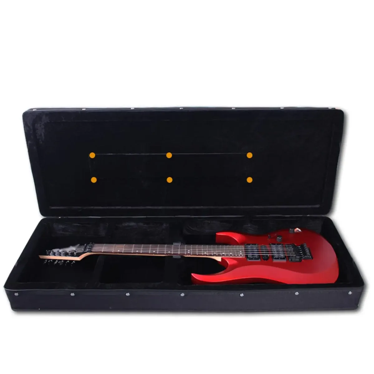 étui rigide pour guitare électrique en toile, sac à dos de rangement rembourré portable, intérieur en velours, sac de transport pour musiciens et voyages