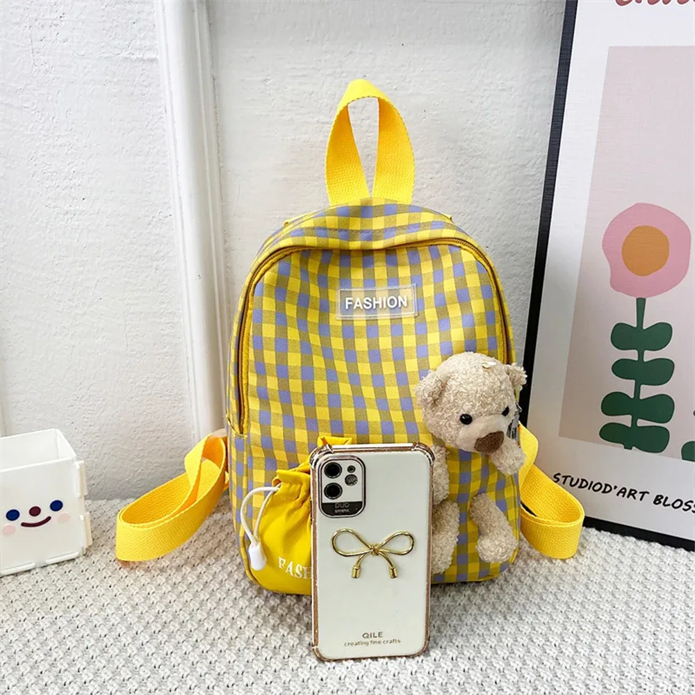 sac à dos brodé personnalisé pour enfants, sac de princesse mignon avec nom, cadeau little bear, été, nouveau