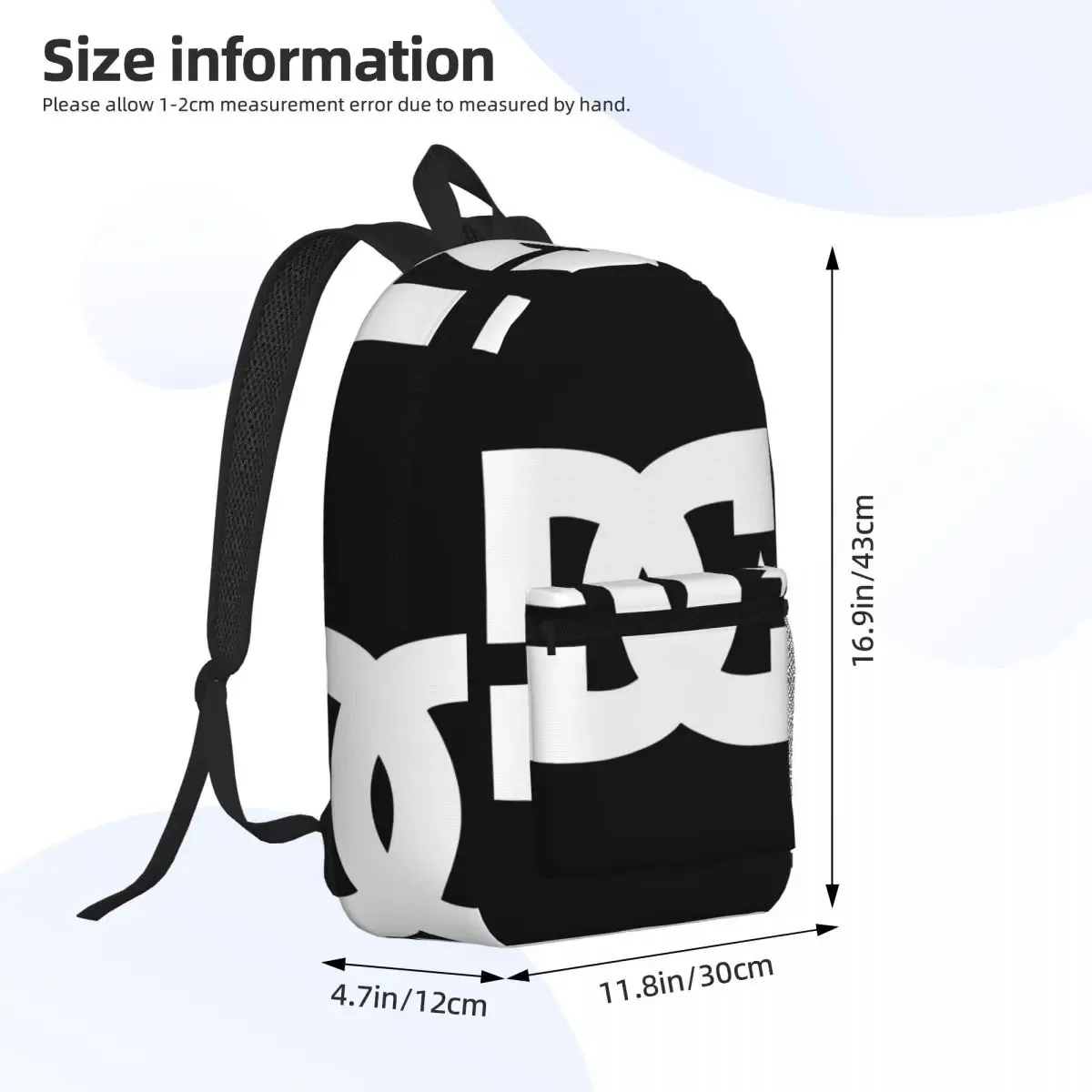 sac à dos dc shoe co, sac à dos de grande capacité pour garçons et filles, sac d'école, sacs à bandoulière pour hommes et femmes