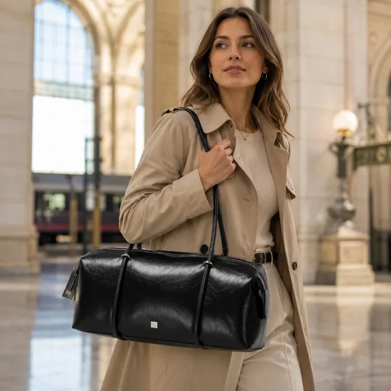 sac boston grande capacité pour femme, sac de sport, sac de voyage, sac à main, sac à bandoulière, sac de week-end