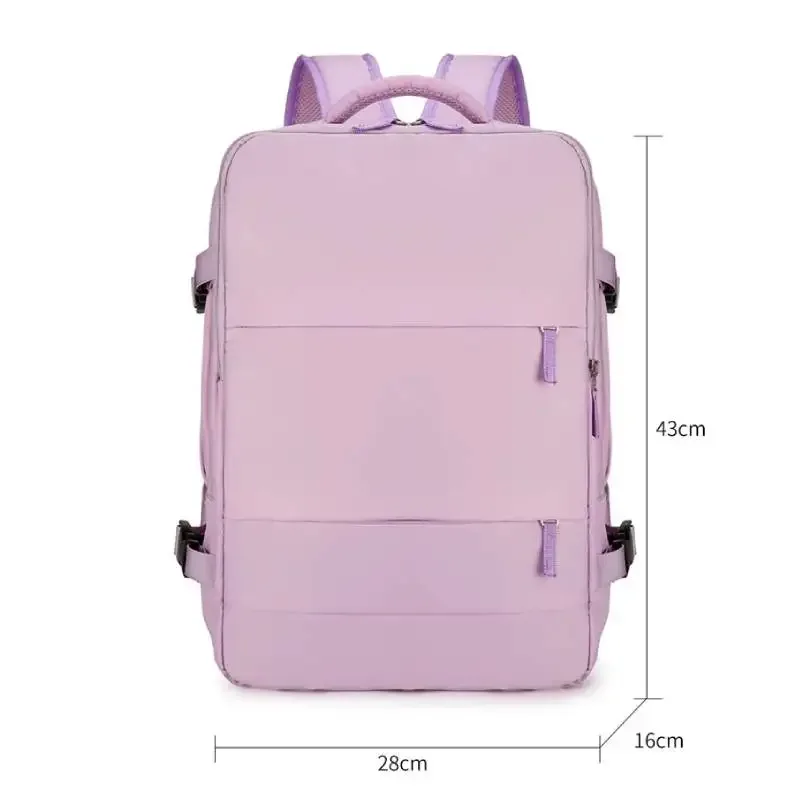 sac à dos de voyage multifonctionnel de grande capacité, sac à dos extensible pour ordinateur portable avec port de chargement, sac à dos d'affaires pour femmes