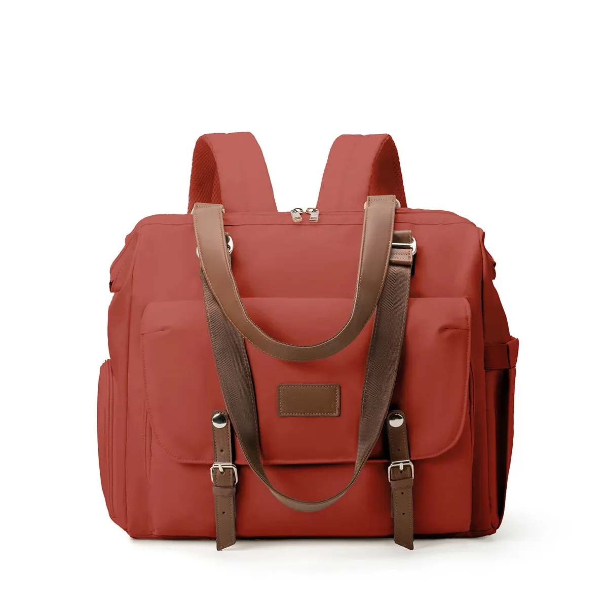 sac à dos fourre-tout léger multi-poches pour maman et bébé, sac à langer convertible en sac à bandoulière avec bretelles rembourrées