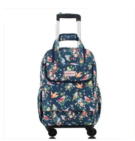 bagage à main pour femmes, sac à roulettes oxford, sac à dos roulant, sac à roulettes de voyage, sac à bagages de voyage, sacs à dos à roulettes