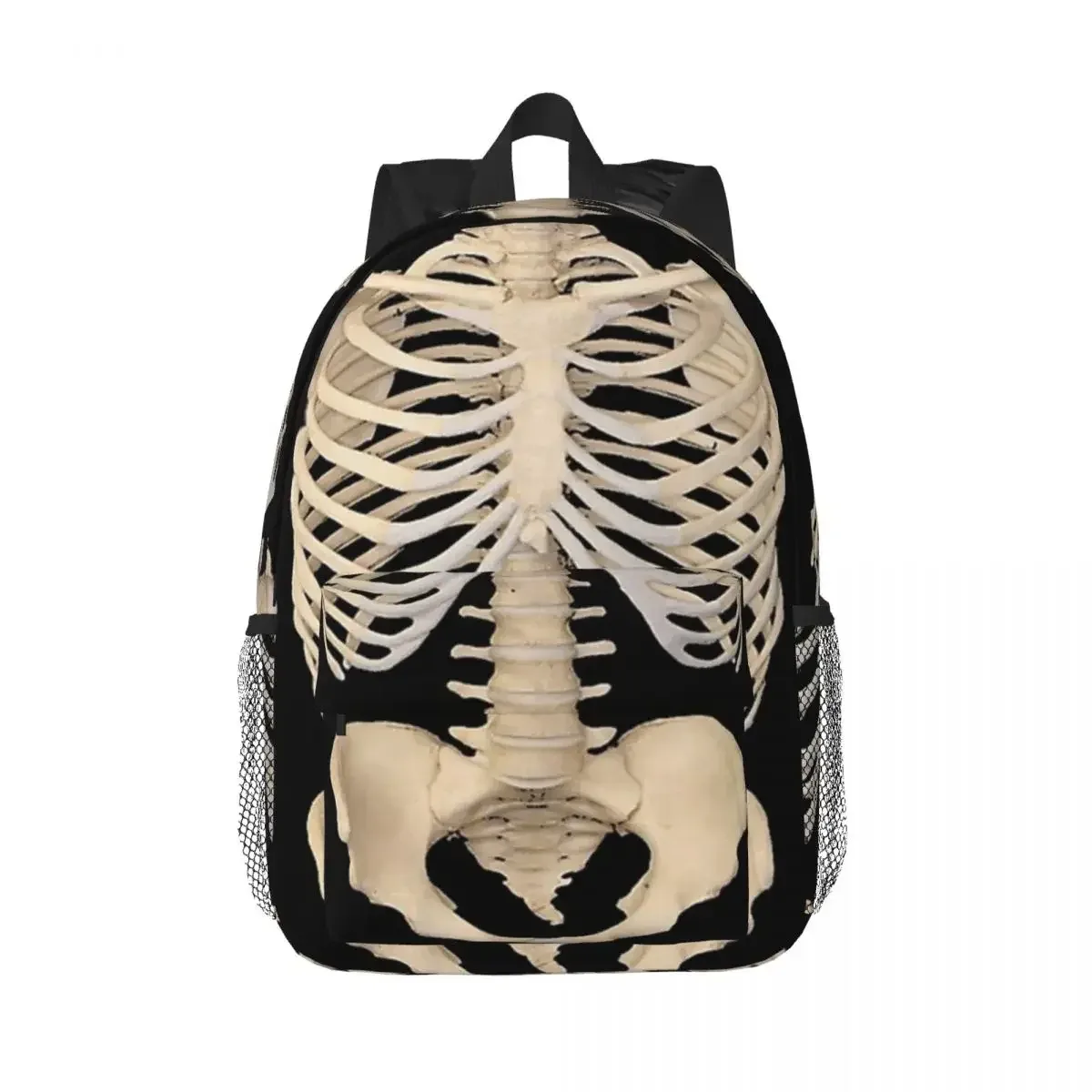 sacs à dos gothiques d'halloween pour garçons et filles, anatomie, rib jos, bones, human modules, seton, cartable, sacs d'école, sac à dos de voyage, initié