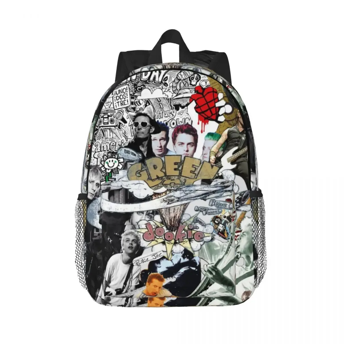 green day rock band tour sac à dos étudiant garçons filles bookbag enfants sac d'école ordinateur portable sacs à bandoulière pour hommes femmes