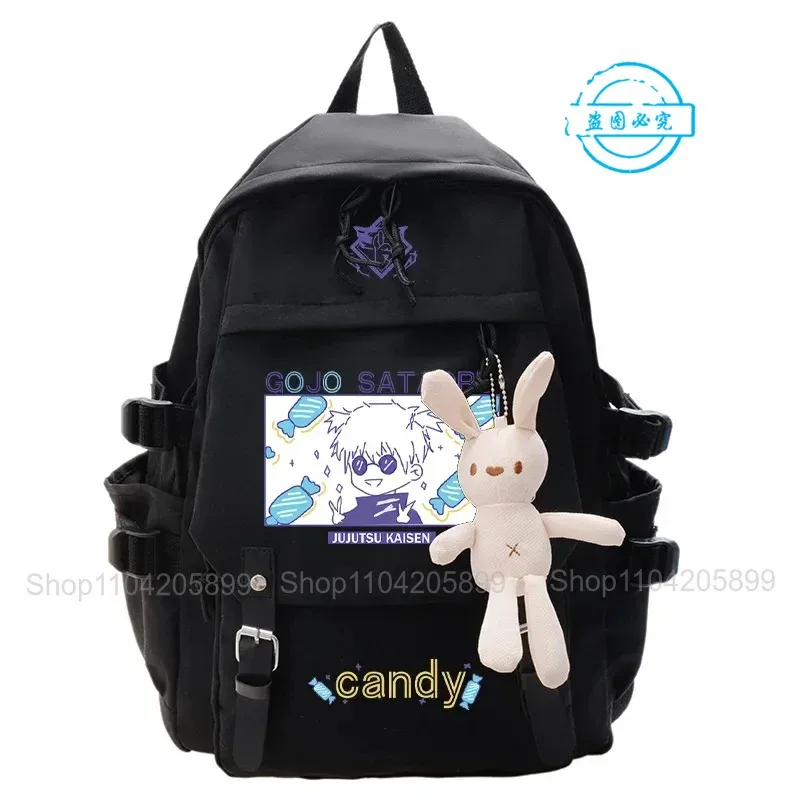 sac à dos jujutsu kaisen, sac d'école pour étudiants, cosplay, mochila, cadeaux pour garçons et filles, sac à dos de dessin animé, sac à dos pour ordinateur portable, sac à dos de voyage