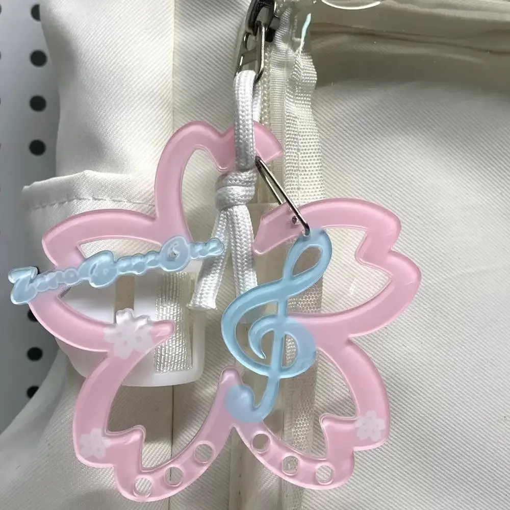 mousqueton en acrylique kawaii pour sac à dos, pendentif, décorations pour manuel, porte-clés, boucle d'escalade, breloques de sac en acrylique, accessoires de décoration pour sac ita