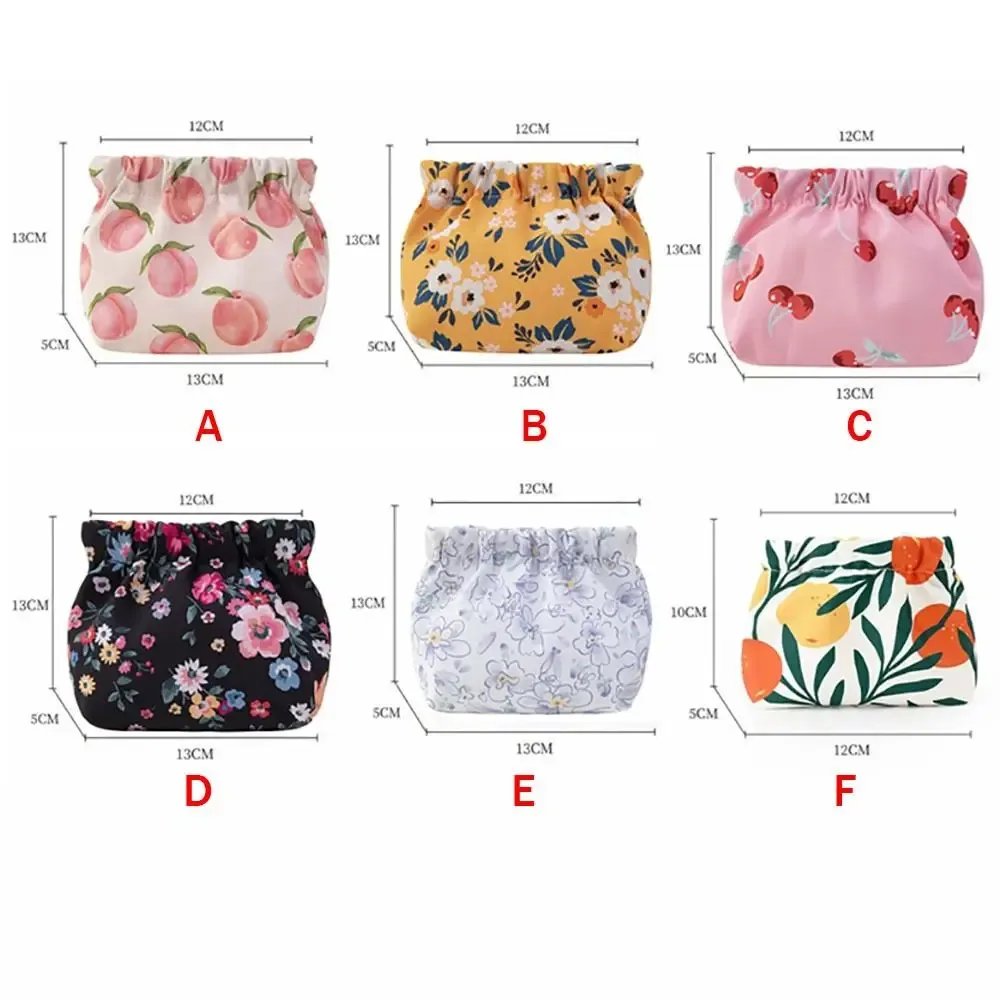 sac à shrapnel en tissu cadeau, fermeture automatique, porte-monnaie portable, mini sacs de rangement