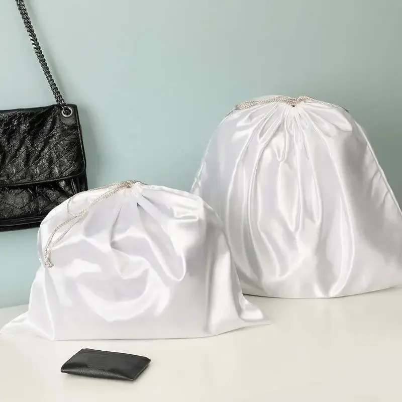 、1cc⚡ | housses anti-poussière pour sac à main en satin, 1 pièce, pochettes anti-poussière respirantes et réutilisables, protecteurs de sacs de luxe