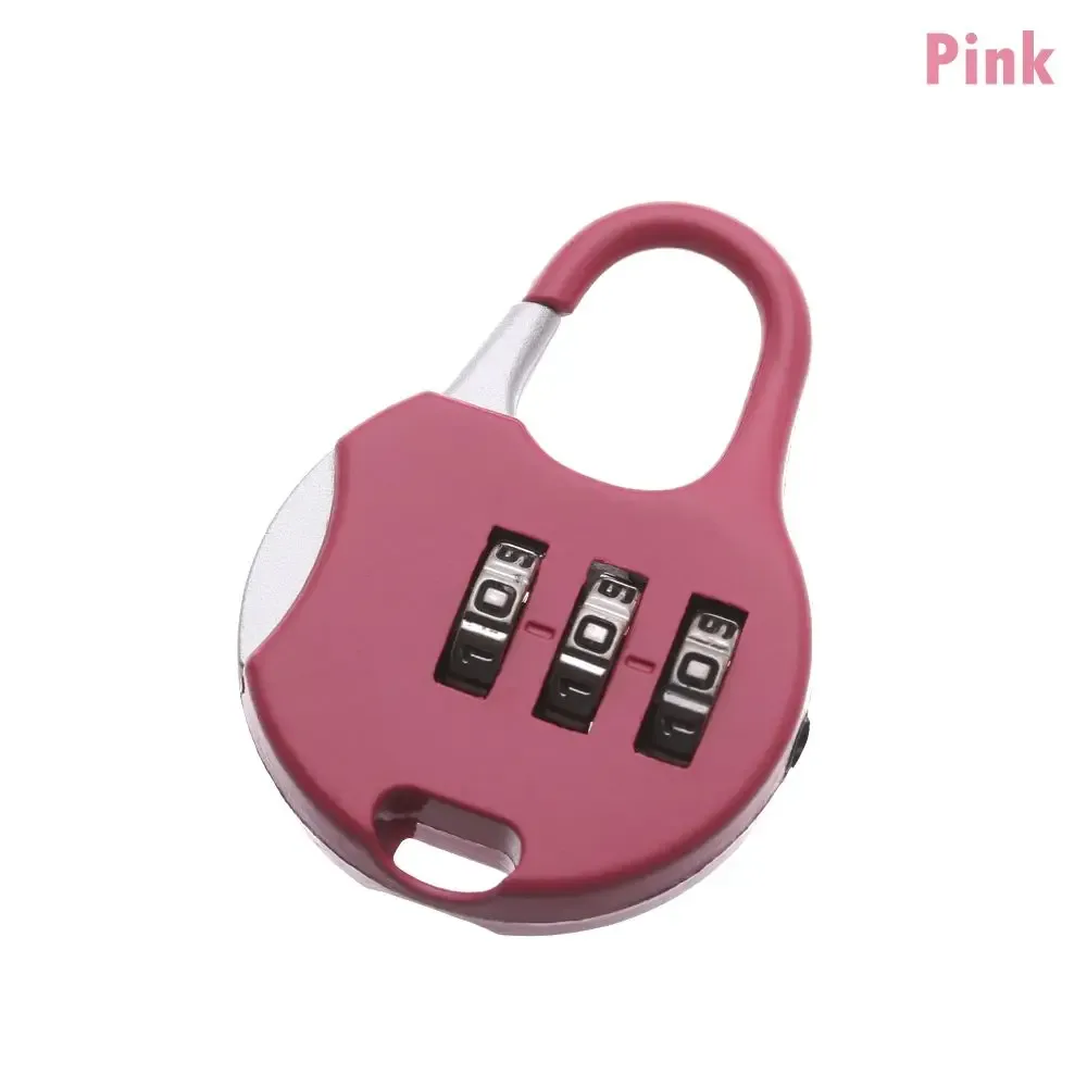 mini cadenas à 3 chiffres en métal, serrure à mot de passe blocode, valise de voyage, protecteur de journal, outil de sécurité, étui de psych, fourniture