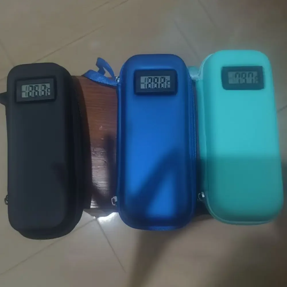 étui de voyage refroidisseur d'insuline avec affichage de thermomètre, sac de rangement de médicaments, sac de refroidissement d'insuline étanche pour les diabétiques