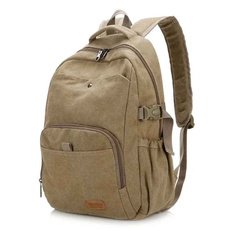nouveau coton toile sac à dos mâle version coréenne de grande capacité étudiant sac femme rétro décontracté en plein air voyage sac à dos mochila