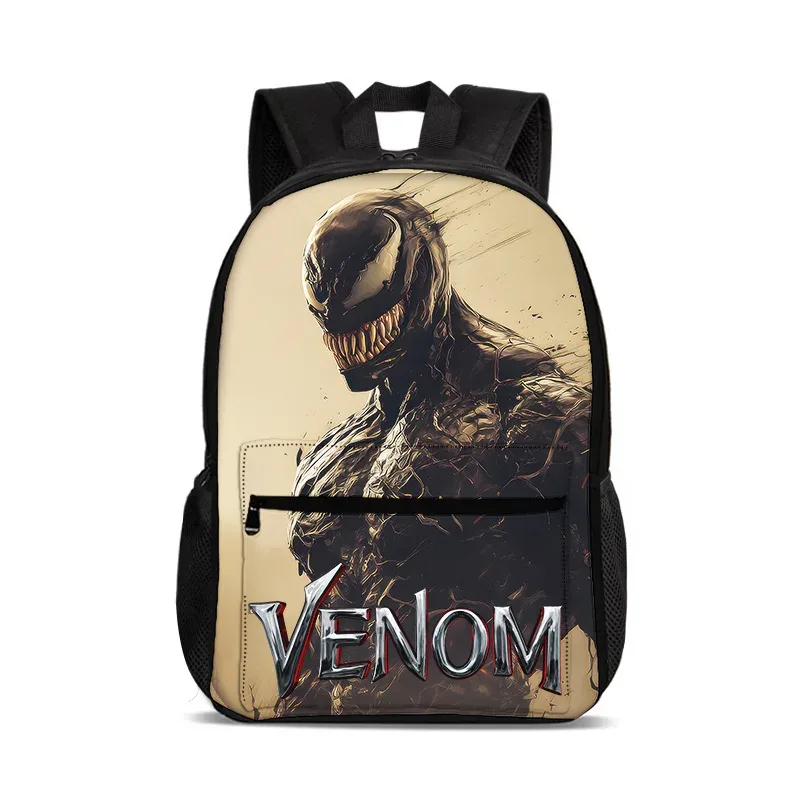 sac à dos venom school de grande capacité, sac à dos d'école à la mode, cadeau pour enfants, pratique et multifonctionnel