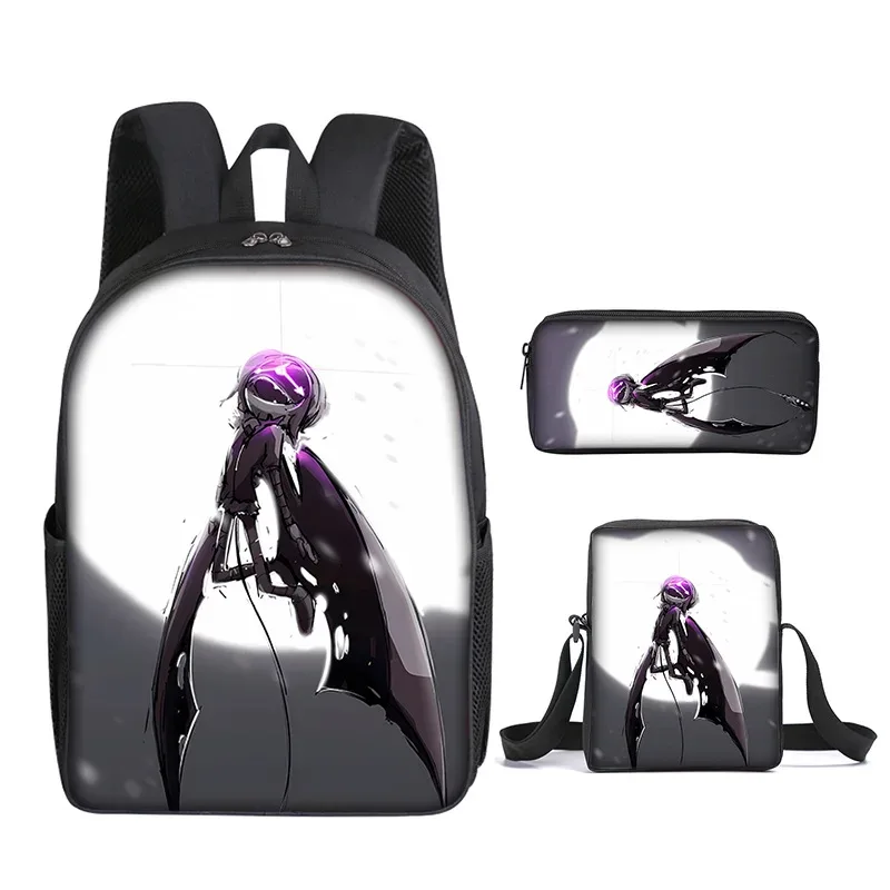 populaire jeune nouveauté meurtre drones impression 3d 3 pièces/ensemble étudiant sacs de voyage sac à dos pour ordinateur portable sac à dos sac à bandoulière trousse à crayons