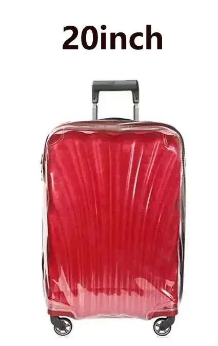 housse de bagage pour samsonite cs2, étui de protection pour valise, couvertures transparentes personnalisées, accessoires de voyage anti-poussière en pvc de haute qualité