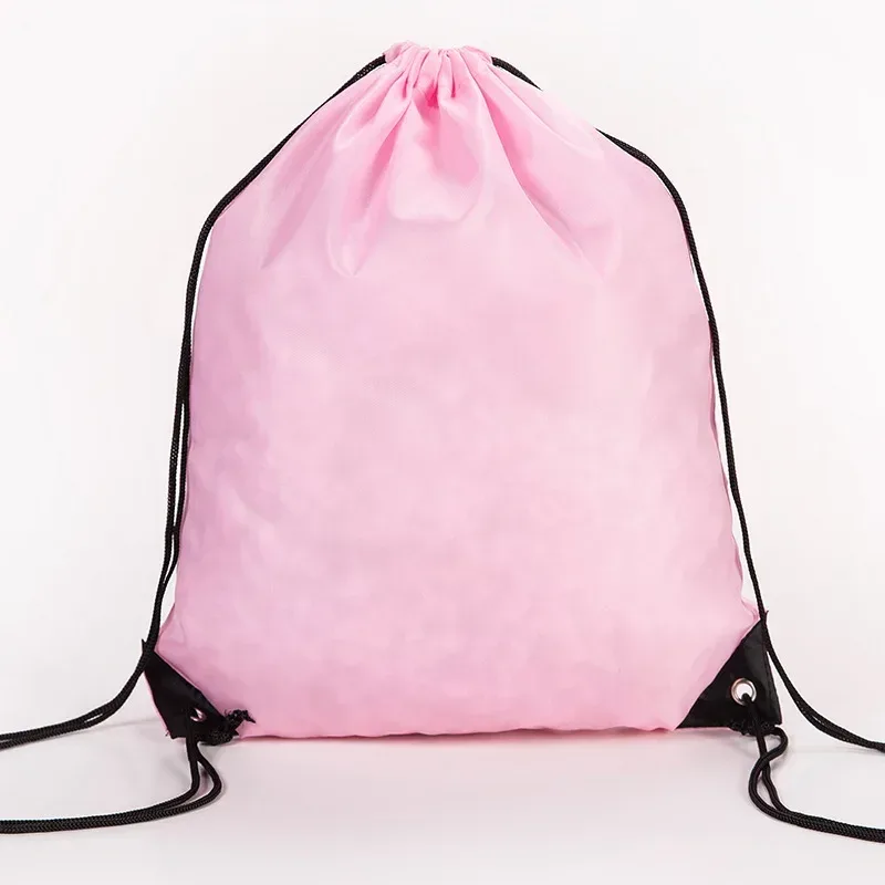 nouveau polyester imperméable sport cordon sac à dos sac décontracté hommes femmes plage natation portable cordon chaussures vêtements sacs
