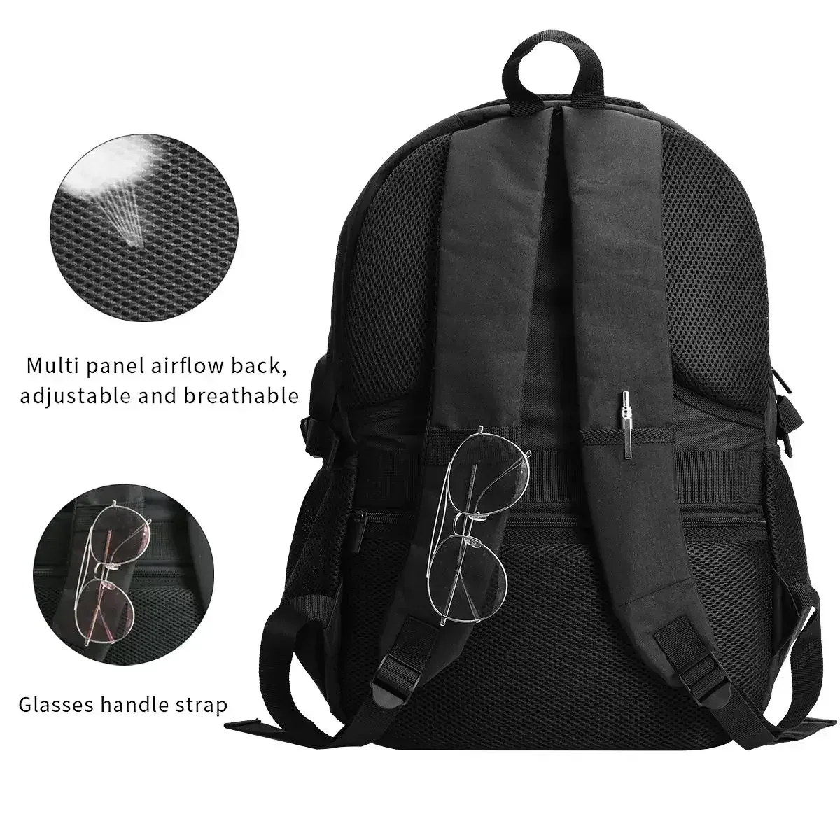 b-beitar fcbj jérusalem sac à dos de voyage pour ordinateur portable, sac à dos d'affaires résistant à l'eau avec port de chargement usb sac d'université hommes femmes