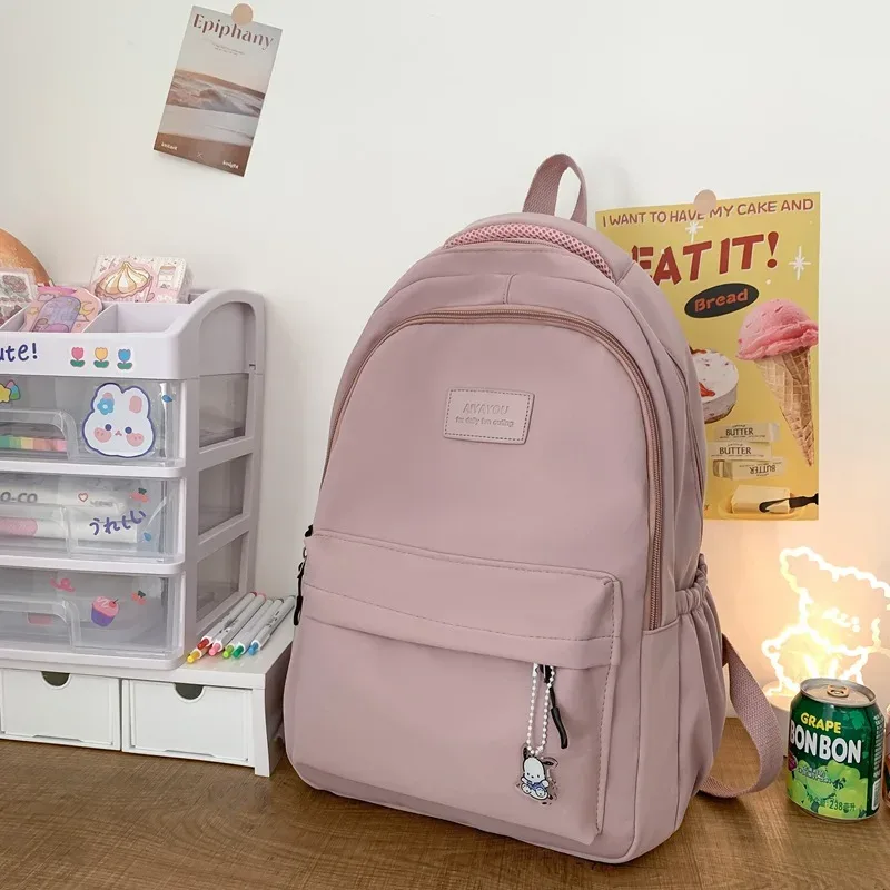 nouveau femme mode dame haute capacité étanche collège sac à dos à la mode femmes sacs d'école pour ordinateur portable mignon fille voyage livre sac cool