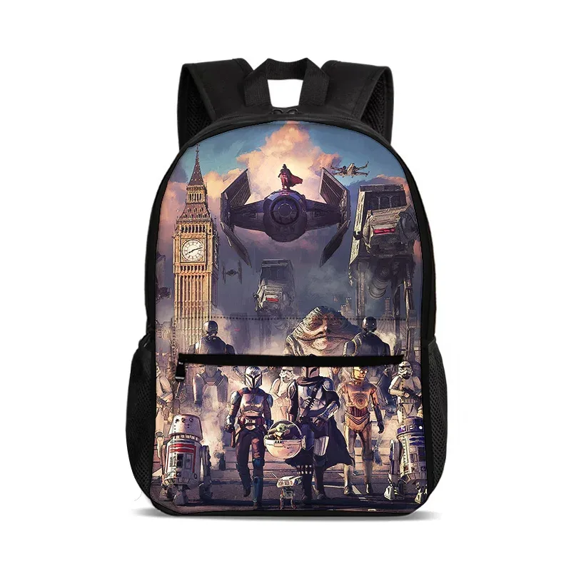 sac à dos star wars, style film, imprimé jeu, pour étudiants garçons/filles, nouvelle mode, polyvalent, léger, protection des épaules