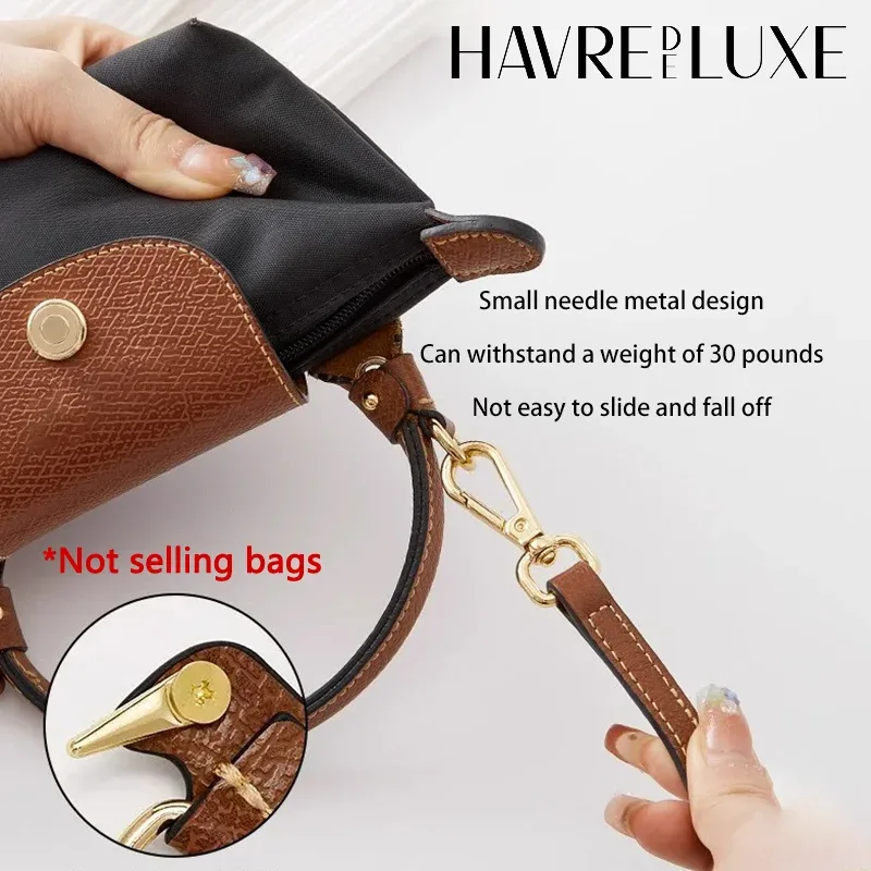 kit de bandoulière en cuir pour mini sacs, compatible avec la mini pochette longchamp, accessoires pour petit sac à bandoulière réglable