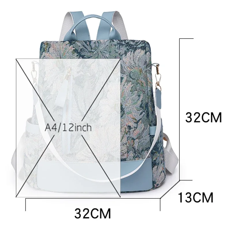 nouveau sac à dos femme tendance 2026 en nylon, grande capacité, pour l'école, le shopping et les voyages, sac décontracté pour femme