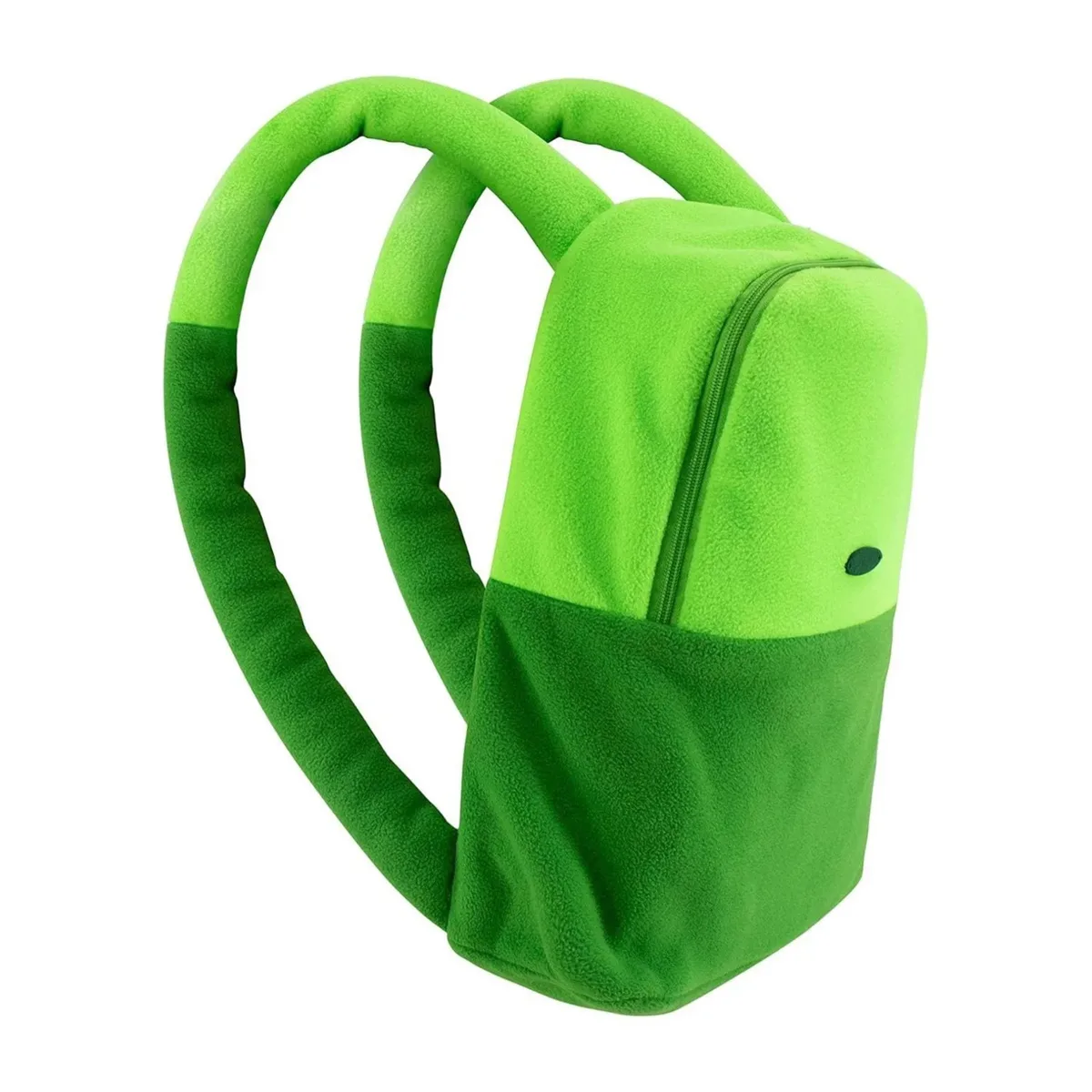 sac d'école léger vert fluorescent 35x25x10cm avec plusieurs poches pour les déplacements quotidiens en plein air