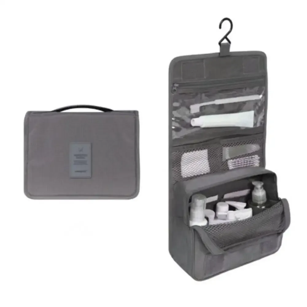 organisateur de voyage suspendu, trousse de maquillage imperméable, grande capacité, pochette de toilette, sac de rangement cosmétique portable et pliable