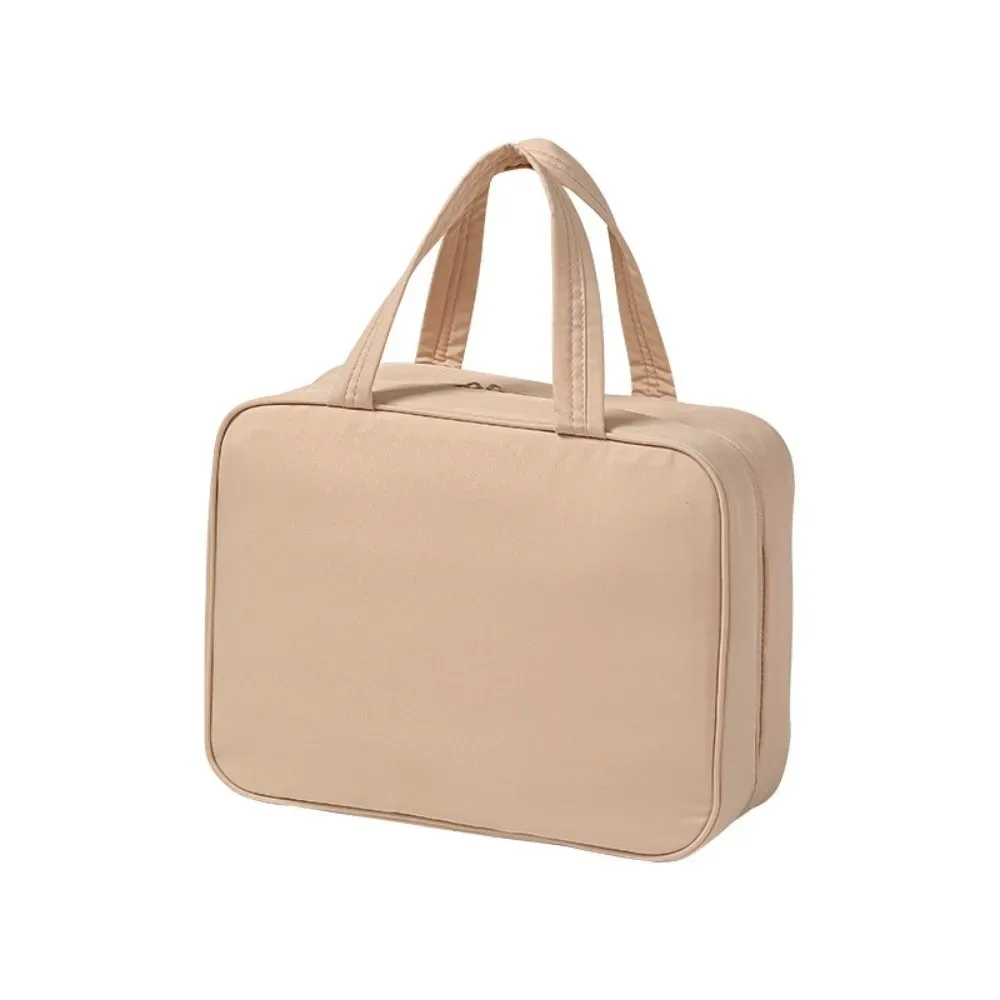organisateur de toilette imperméable, sac à cosmétiques suspendu pliable et portable, grande capacité, pochette de maquillage légère pour backpacker