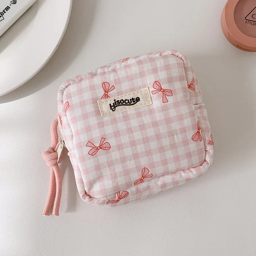 mini pochette de maquillage version coréenne pour voyage, enveloppe de rouge à lèvres, sac de rangement de bijoux cosmétiques portables, idée cadeau de noël/anniversaire