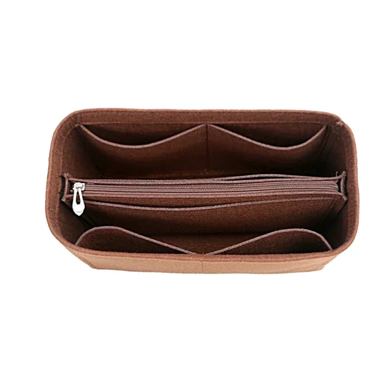 organisateur de sac à main en feutre polyester anti-affaissement, insert de forme pour sac à bandoulière et sac de transport, avec compartiments de rangement